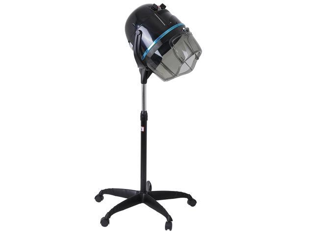 Stand Up Bonnet Hair Dryer with Timer Swivel Hood Caster Salon Professional Stand Hair Dryer Adjustable Hooded Floor Hair Bonnet Dryer Salon Hair