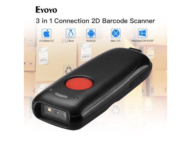 EY-004A CCD Barcode Scanner 1D 2D QR 24G Wireless Bar Code Scanner For Android IOS Windows Bluetooth Bar Code Scan
