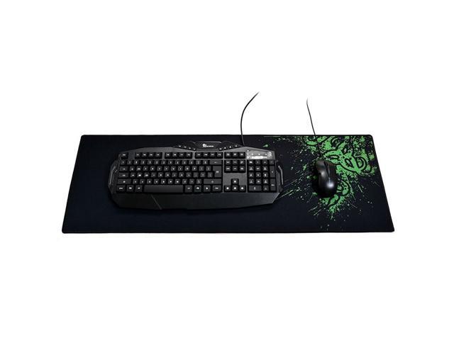Extra Large Mouse Pad Old World Map Gaming Mousepad Anti-slip Natural Rubber Gaming Mouse Mat With Locking Edge