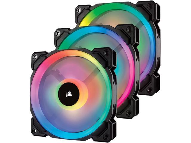 Corsair CO-9050072-WW LL Series LL120 RGB 120mm Dual Light Loop RGB LED PWM Fan