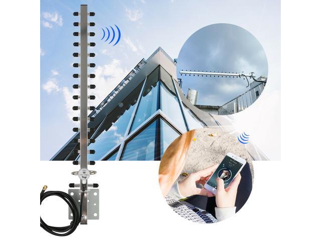 RP-SMA 24GHz 25dBi Directional Outdoor Wireless Yagi Antenna WiFi For Router VP