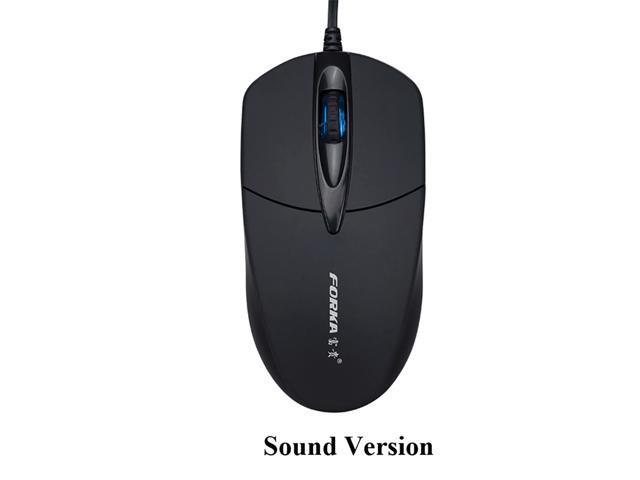 V9 Ergonomic Click 1200DPI 3 Buttons Optical Office Home USB Wired Mouse Sound