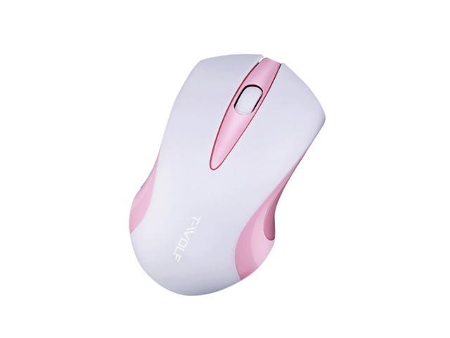 Q2 Symmetric Design 1200DPI Optical Mini Wireless Mouse for Laptop Computer White