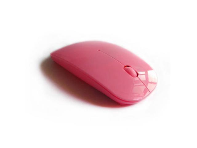 Universal Laptop PC Computer 24GHz Battery Powered Wireless USB Optical Mouse Pink