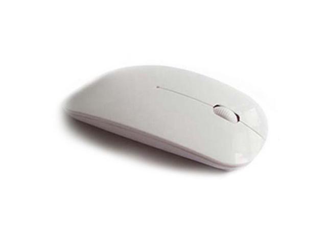 Universal Laptop PC Computer 24GHz Battery Powered Wireless USB Optical Mouse White