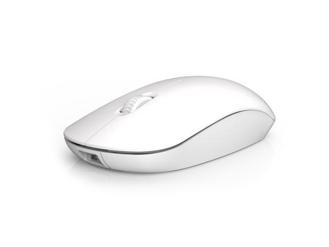 M108 24G Rechargeable Mute Wireless Bluetooth Gaming Mouse Computer Accessories White Battery Powered