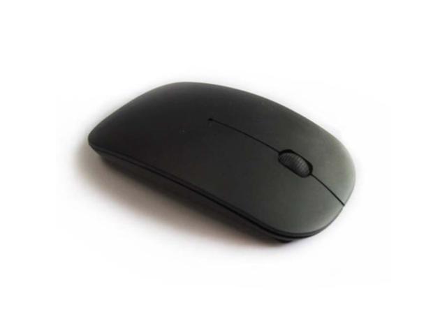 Universal Laptop PC Computer 24GHz Battery Powered Wireless USB Optical Mouse Black