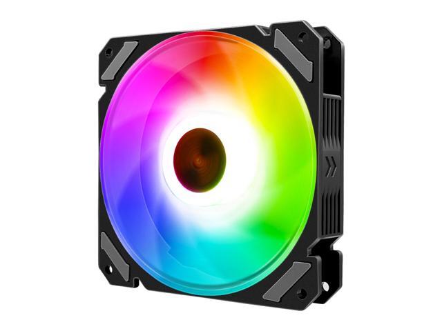 Aofa 1/3Pcs 12 Single Color RGB Light Remote Control Radiator Computer Case Cooler