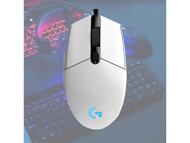 Logitech G102 6 Buttons 6000DPI Mouse Optical USB Wired Gaming Mouse for Windows 7/8/10/Vista/XP