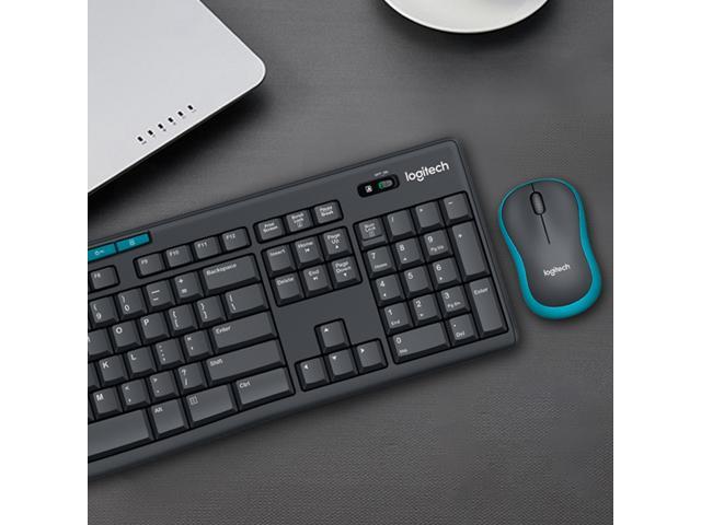 Logitech MK275 Keyboard Mouse Set Portable Optical 1000DPI Gaming Wireless Keyboard Mouse Combos for Computer