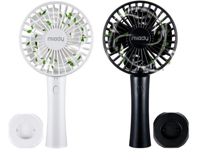 2-Pack Portable Handheld Fan 3 Speed Mini USB Desk Table Fan Personal Electric Small Fan for Travel Office Room Household Outdoor