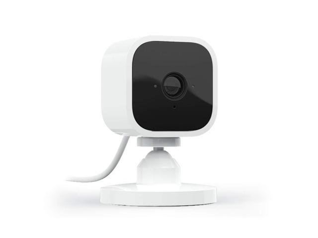 Blink Mini - Compact indoor plug-in smart security camera - Works with Alexa [1080 HD/Night Vision/Motion Detection/Two-Way Audio]