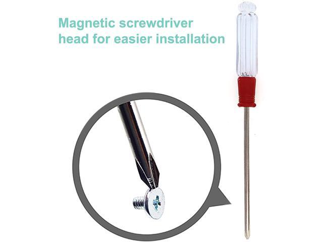 QTEATAK PCIe NVMe M2 Standoffs Mounting Screws Screwdriver Kit for Asus Motherboards Laptops