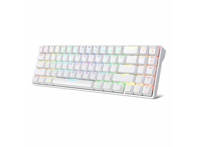 RK71 Mechanical Gaming Keyboard 70% RGB Backlit 71 Keys Bluetooth 30 Wireless USB Dual Mode Mini Portable Keyboard for iOS Android Windows and Mac