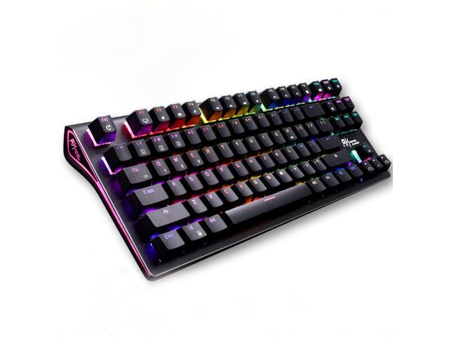 RK G-87 RGB Mechanical Keyboard Wireless Bluetooth 30 USB Wired Dual Mode Mechanical Gaming Keyboard for iOS Android Windows