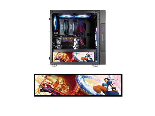 Vetroo Streetfighter Character Poster Display Board w/ LED Lights for Computer PC Case Decor Full HD 2K Multi-Mode Function 122' x 31'