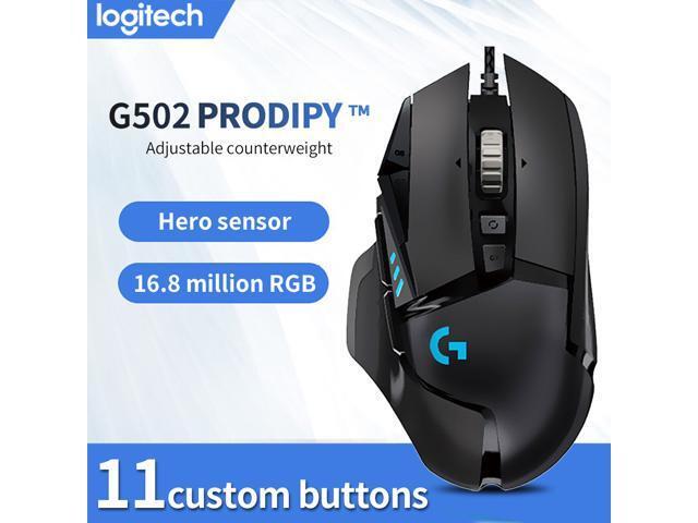 Logitech G502 Hero master gaming computer ergonomic mouse Full line upgrade Hero engine 16000DPI RGB glare