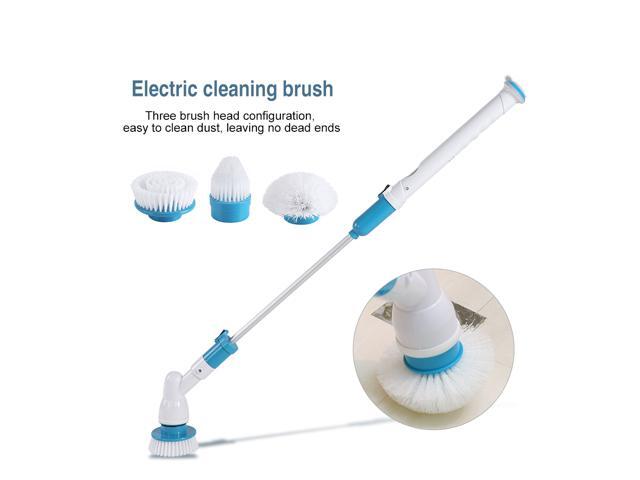 Electric Cordless Spin Scrubber 360?° Adjustable 3 Head for Tub Tile Floor Wall