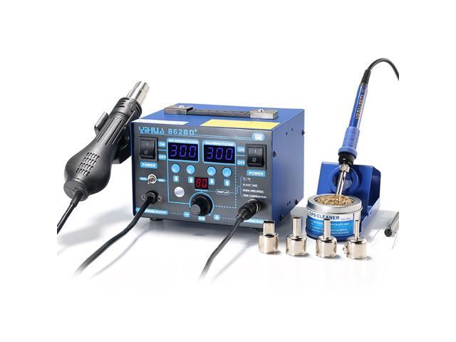 YIHUA 862BD+ EU 220V High Power 2in 1 Hot Air Rework Soldering Station with Imported Heater for Phone Repair Tool