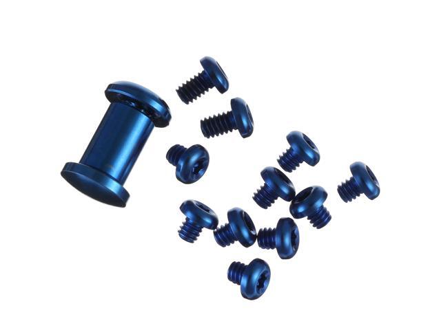Replacement Titanium Screws Alloy Spindle Kit Mount Hot Screws For Bugout 535-Blue