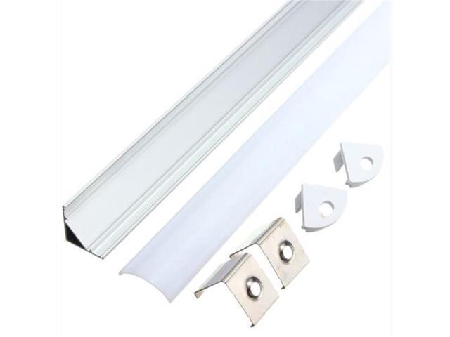 30cm 45cm 50cm V Aluminium Channel Holder for LED Strip Light Bar Under Cabinet Lamp Kitchen 18cm Wide-45cm