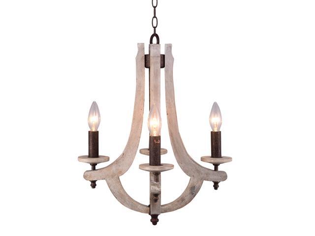 Retro Iron Wooden Chandelier 4 Candle Holder Lights Vintage Wood Metal Chandelier Rustic Ceiling Pendant Hanging Home Decor Lighting Fixture