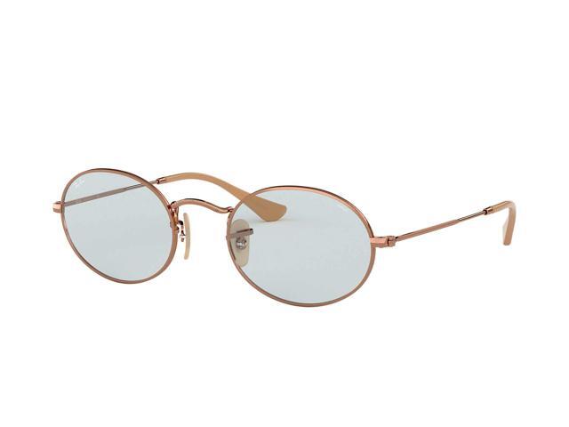 Ray Ban-RB3547N Oval-91310Y Bronze Copper Light Blue Photochromic Evolve