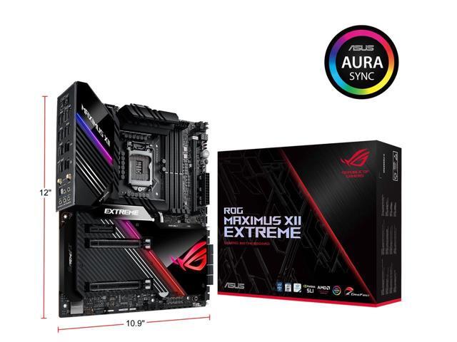 ASUS ROG Maximus XII Extreme Z490 (WiFi 6) LGA 1200(Intel 10th Gen) EATX Gaming Motherboard (16 Power Stages 10 G & Intel 25G LAN Fan Extension