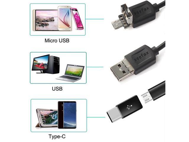 Ear Otoscope Megapixels Ear Scope Inspection Camera 3 in 1 USB Ear Digital Endoscope Earwax Cleansing Tool with 6led