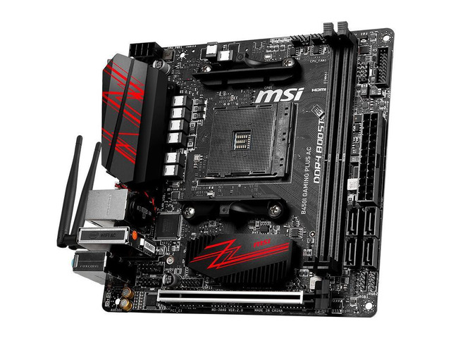 NeweggBusiness - MSI B450I GAMING PLUS AC AMD B450 Socket AM4 DDR4