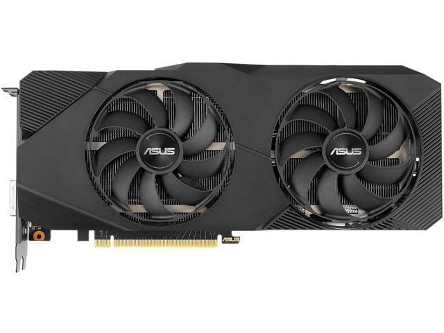 ASUS DUAL GeForce RTX 2060 SUPER EVO V2 OC Edition Gaming Graphics Card (PCIe 30 8GB GDDR6 HDMI DisplayPort DVI-D Axial-Tech Fan 0dB