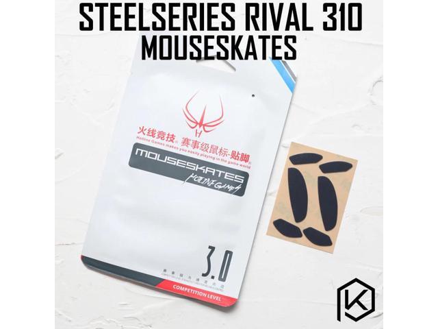 Hotline games 2 sets/pack competition level mouse feet skates gildes for steelseries sensei rival 310 06mm thickness