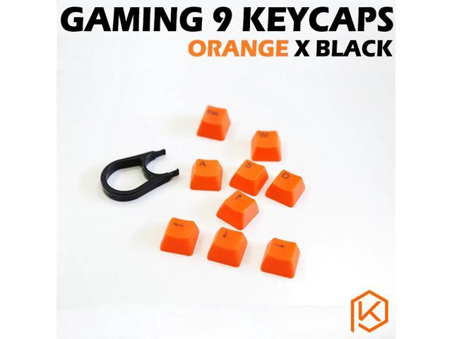 mechanical keyboard keycaps laser orange gaming 9 abs keys esc wasd arrowkey oemprofile for gh60 xd64 87 104 96 tada68 xd75 xd84