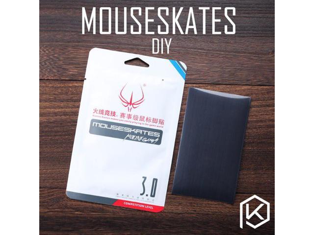 Hotline games 1 sets/packcompetition level mouse feet skates gildes diy mouseskates 06mm thickness