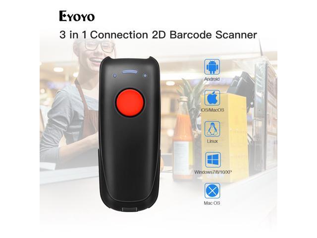 EY-004A 2D 24G Wireless Barcode Scanner 10M Compatible with bluetooth Tablet PC CCD Bar Code Reader QR Code Scanner
