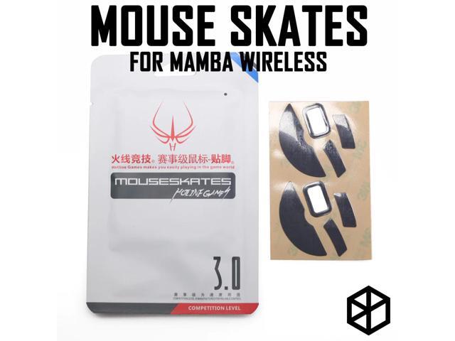 Hotline games 2 sets/pack competition level mouse feet skates gildes for razer mamba wireless 06mm thickness