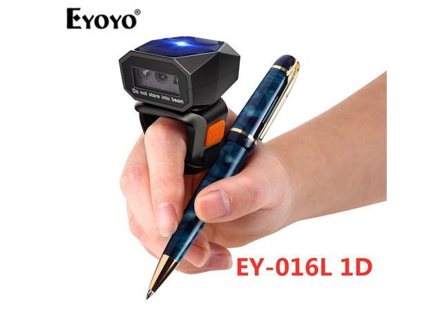 EY-016L 1D Wearable Ring Barcode Scanner Bluetooth 24GHz Wireless USB Wired Connection Mini Finger Bar Code Reader