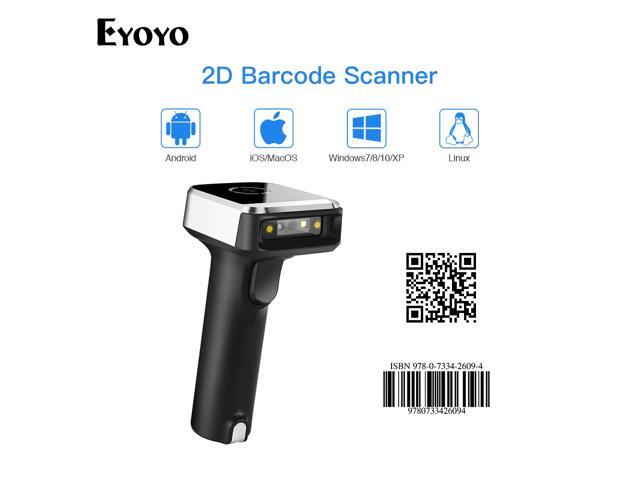 2D QR Wireless Barcode Scanner BT 41 USB Wireless Barcode Reader for PDF417 Data Matrix UPC Compatible