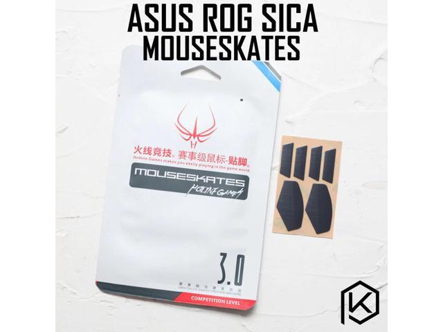 Hotline games 2 sets/pack competition level mouse feet skates gildes for asus rog sica 06mm thickness