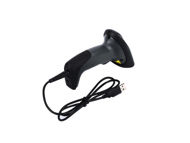 Handheld Barcode Scanner 2D CMOS Wired Continuous Scanning Red Light source Brcode Reader