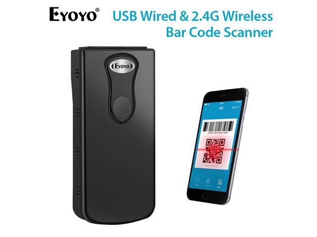 Bluetooth 1D QR 2D Barcode Scanner USB 24G Wireless & Bluetooth Bar Code Reader PDF417 Data Matrix CCD Screen Scanner