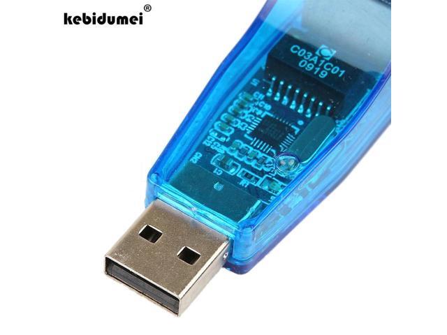1 PCS USB Network Adapter Lan RJ45 Card 10/100Mbps Ethernet Store Hot Sale