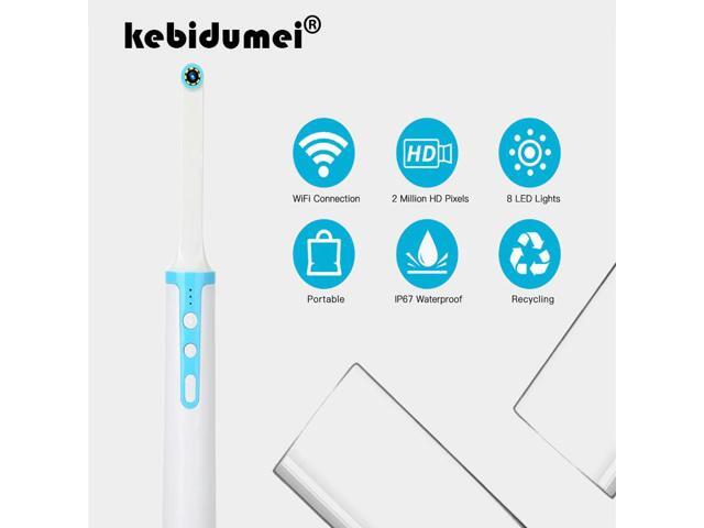 1080P HD Intraoral Endoscope WiFi Dental Camera 8pcs LED Light USB Cable Inspection for Dentist Oral Real-time Video Dental Tool