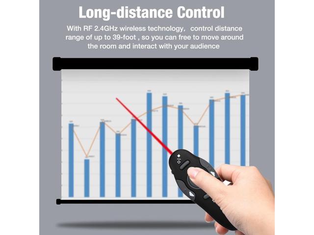 24G Wireless Red Laser Presenter Pointers Pen Pointers Remote Control USB RF Remote Control PPT Powerpoint Presentation