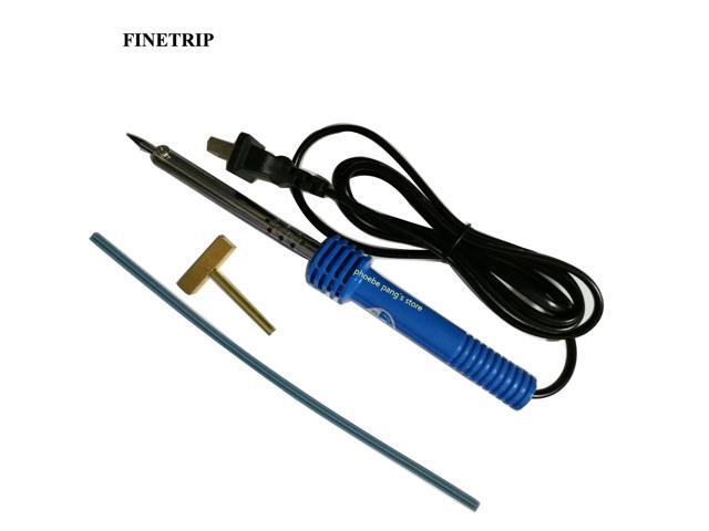 1pc 220V-240V 40W Pencil Tip Soldering Iron Welding Gun Tool with Solder T-head Rubber strip for LCD Pixel Repair Ribbon Cable