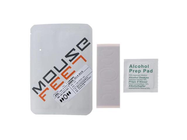 1 Set 06mm Thickness Replace White Curve Edge Mouse Feet Mouse Skates For ZOWIE EC1-B / EC2-B Mouse