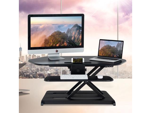 Electric Height Adjustable Sit-Stand Converter Standing Desk