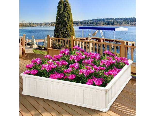 48' Raised Garden Bed Planter for Flower Vegetables Patio