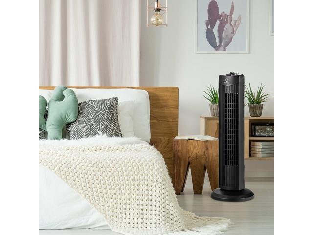 35W 28' Quiet Bladeless Oscillating Tower Fan
