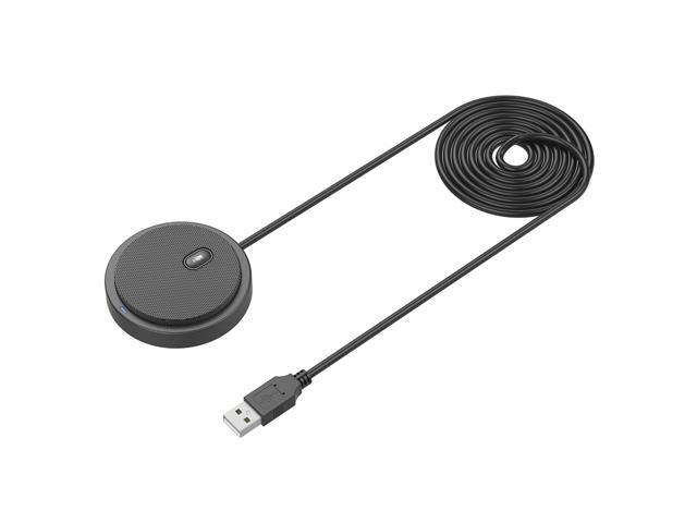 UM02 USB Omni-directional Condenser Microphone Mic for Meeting Business Conference Computer Desktop Laptop PC Voice Chat Video Games Live Broadcast